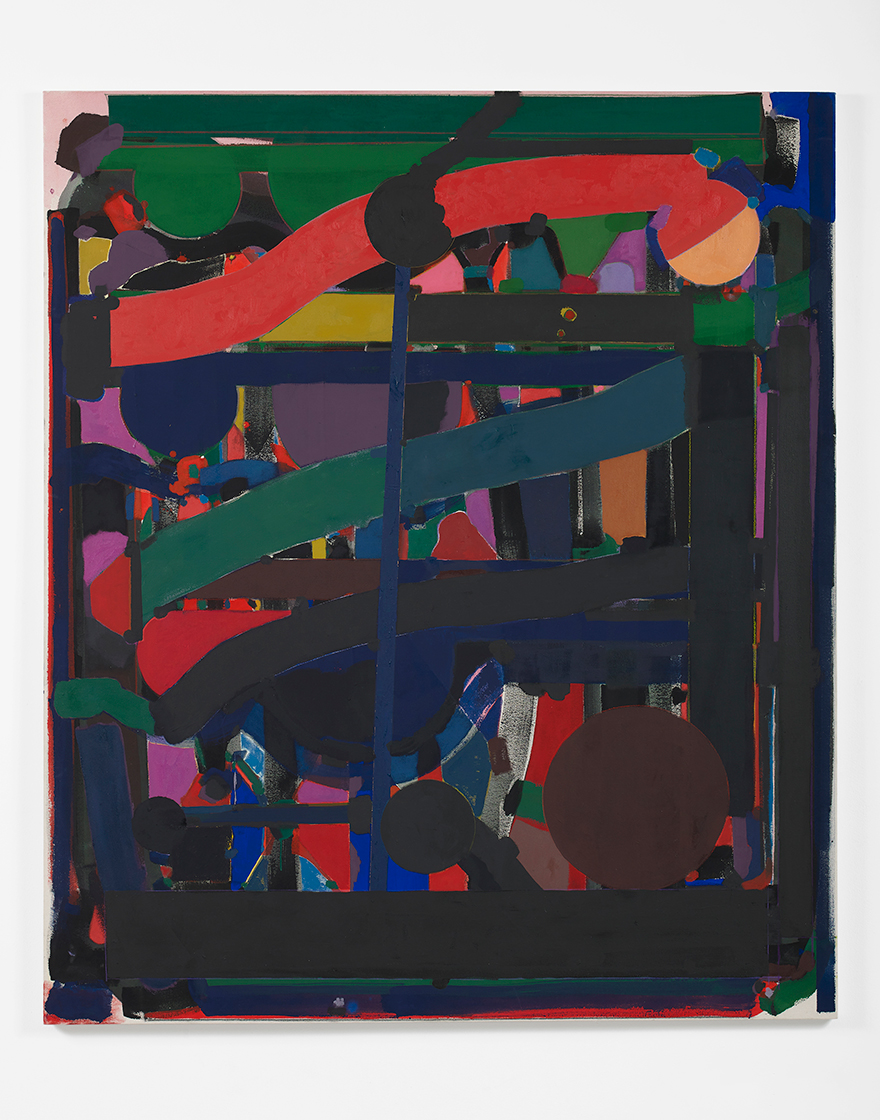 Matt Connors, Tuner, 2023, Oil, acrylic and pencil on canvas. Courtesy: The artist and Herald St, London.