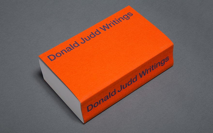 Donald Judd: Writings